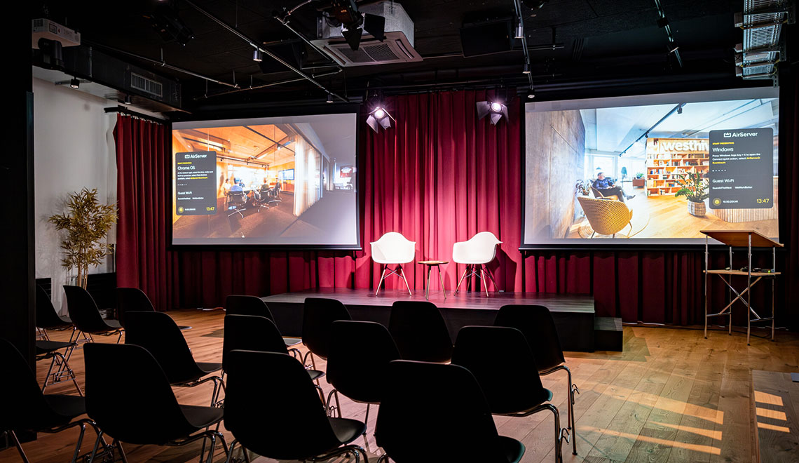 Event Space «Main Stage» im Westhive Basel Rosental