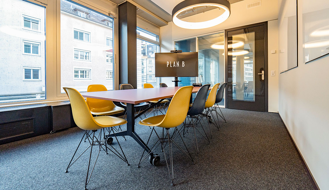 Meeting-Raum «Plan B» im Westhive Zürich Bleicherweg