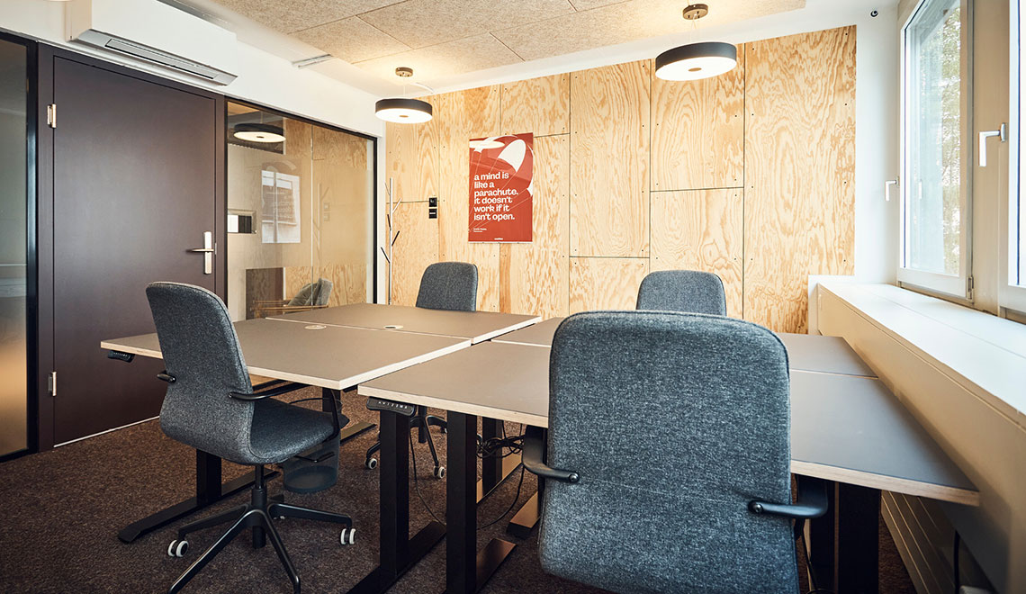 Team-Office im Westhive Basel Rosental
