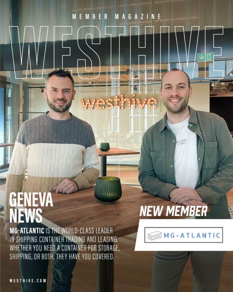 Das Team von MG-Atlantic im Coworking Space von Westhive in Genf