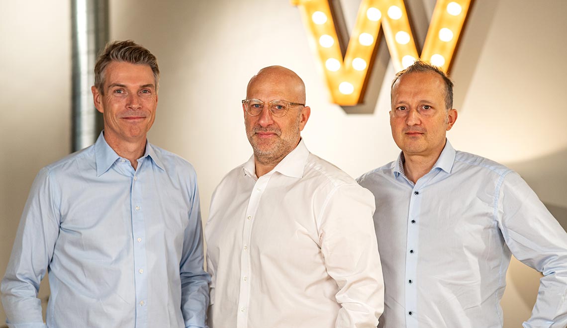 Claus Bornholt, Andreas Widmer und Bruno Rambaldi