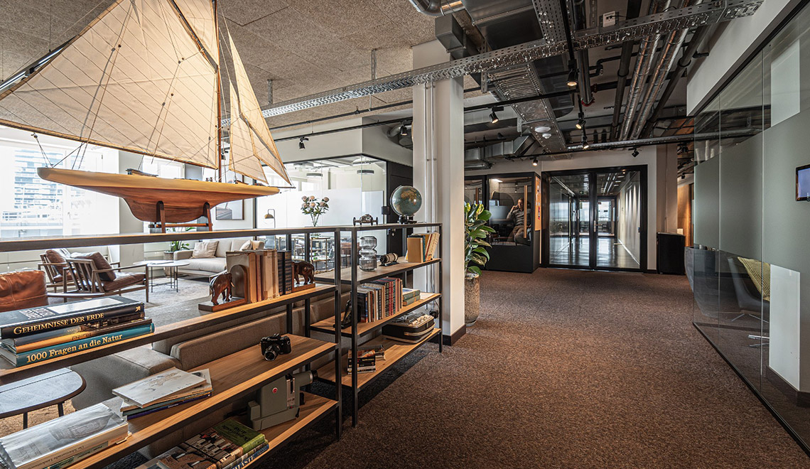 Open Space im Westhive Zürich Hardturm (8. Stock)