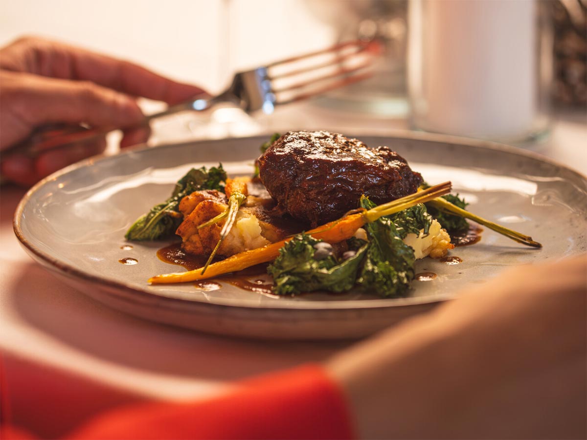 angerichteter Teller