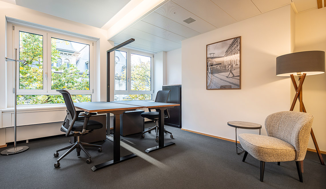 Team-Office im Westhive Zürich Paradeplatz