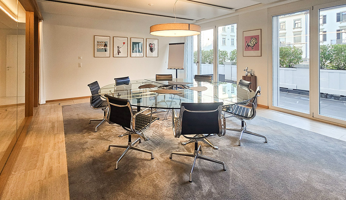 Meeting-Raum «The Rally» im Westhive Zürich Paradeplatz