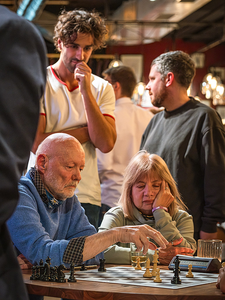 Teilnehmer:innen beim Jazz'n'Chess