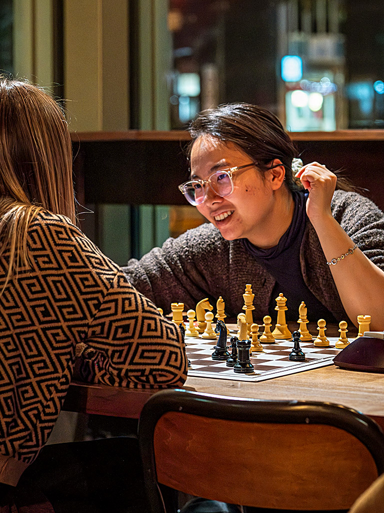 Teilnehmer:innen beim Jazz'n'Chess