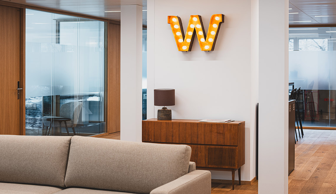 Lounge im Westhive Zürich Paradeplatz