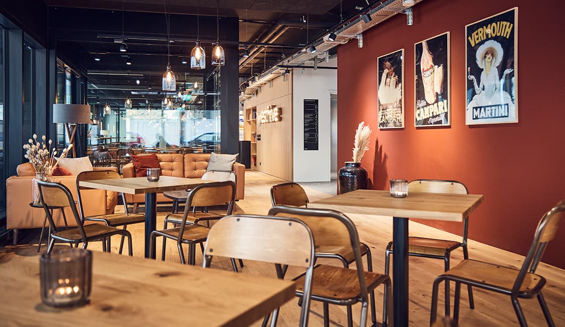 Restaurant «Westhive Kitchen» im Westhive Basel Rosental