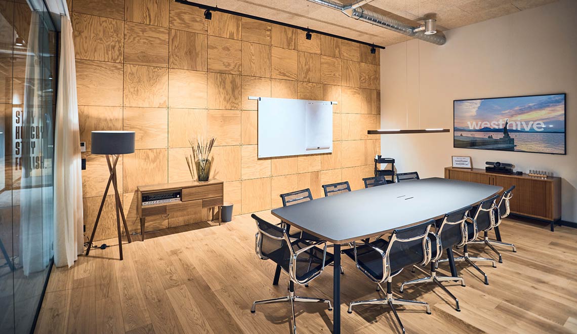 Meeting-Raum «Aquarium» im Westhive Zug Tech Cluster