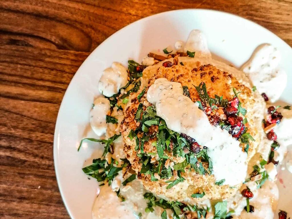 Mittagsmenu in der Westhive Kitchen