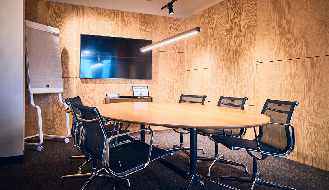 Meeting-Raum «Fish Bowl» im Westhive Zürich Hardturm