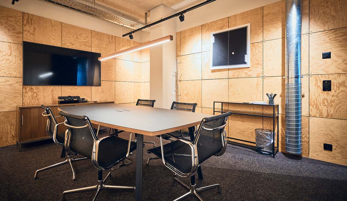 Meeting-Raum «Pong» im Westhive Zürich Hardturm