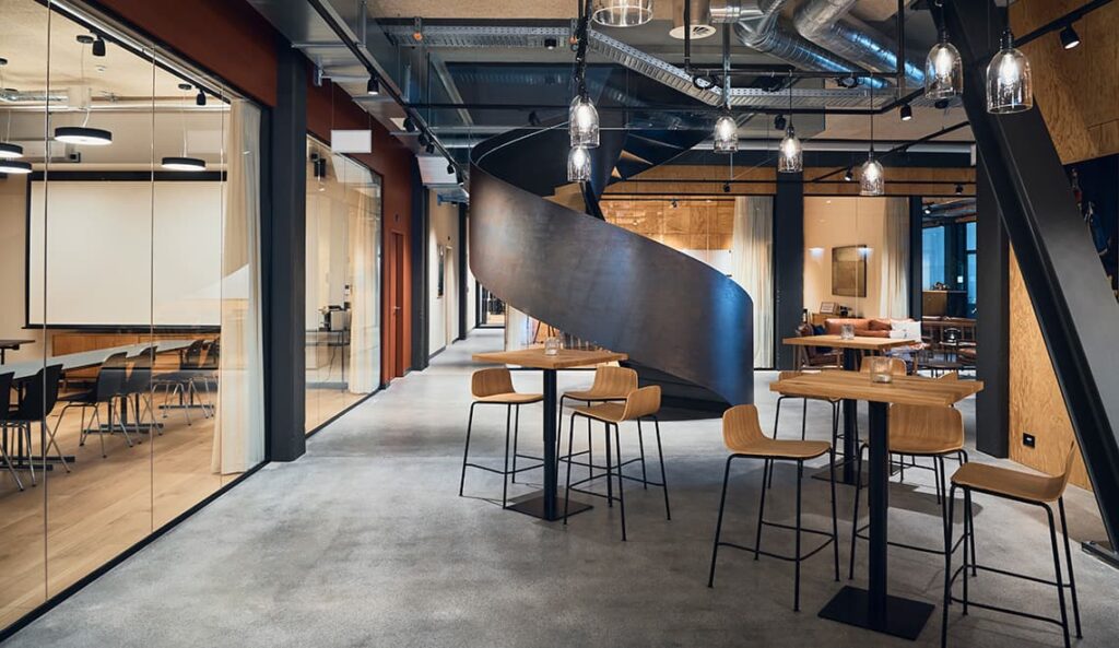 Foyer im Westhive Zug Tech Cluster
