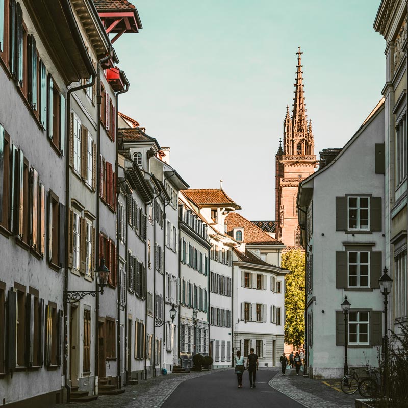 In der Basler Altstadt