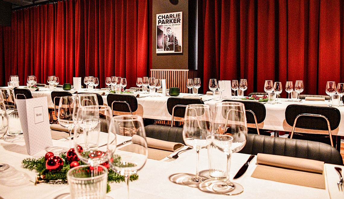 Weihnachtsessen in der Hall of Fame