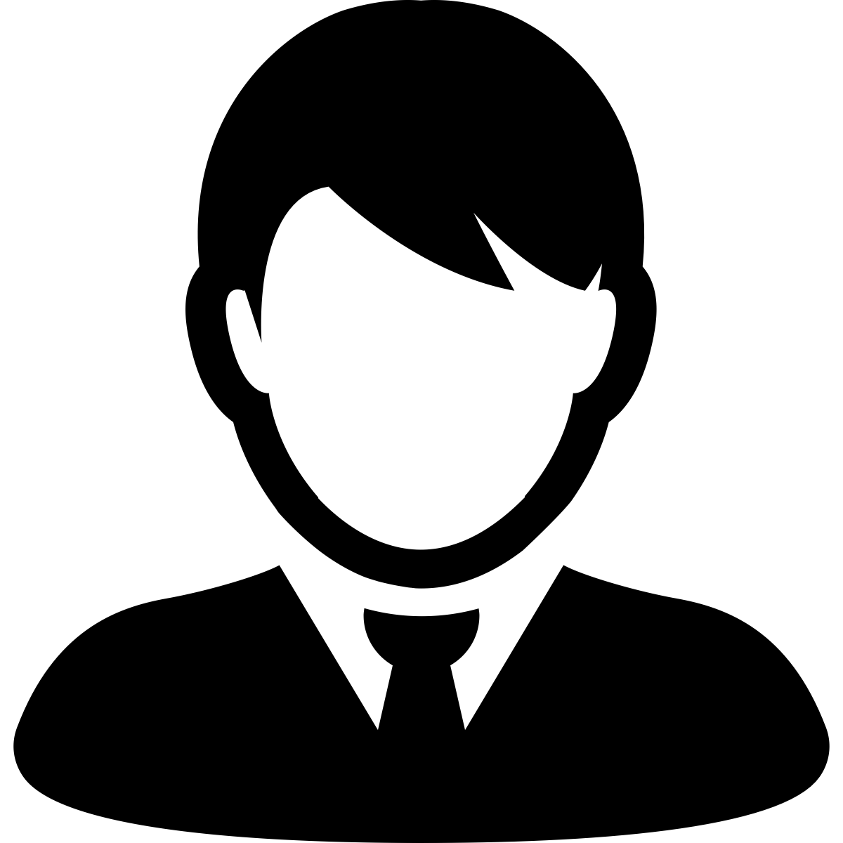 Silhouette eines Mannes