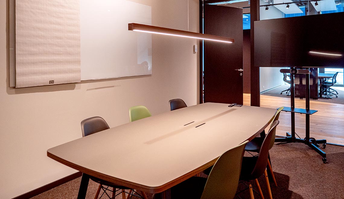 Salle de réunion «Tac» à Westhive Genève Pont-Rouge