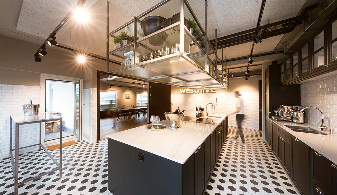 Rooftop Kitchen à Westhive Zurich Hardturm