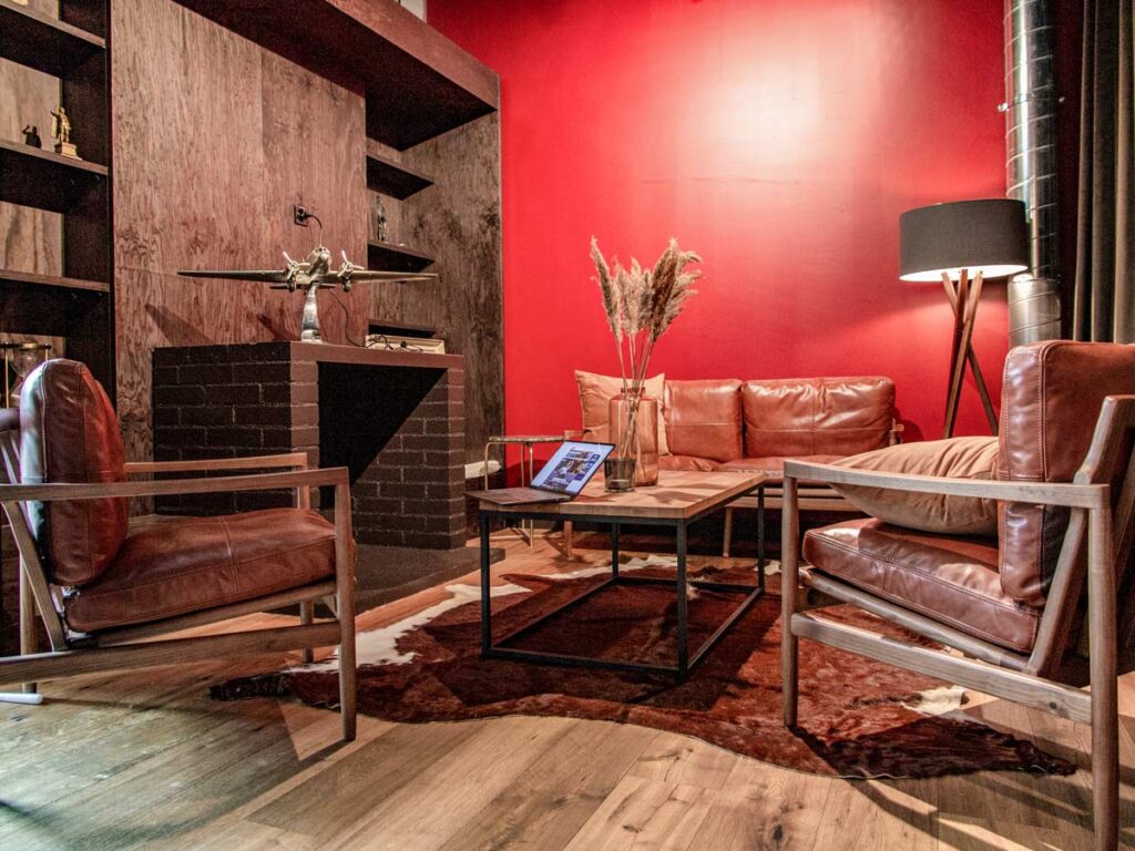 Lounge im Westhive Zürich Stettbach Mitte