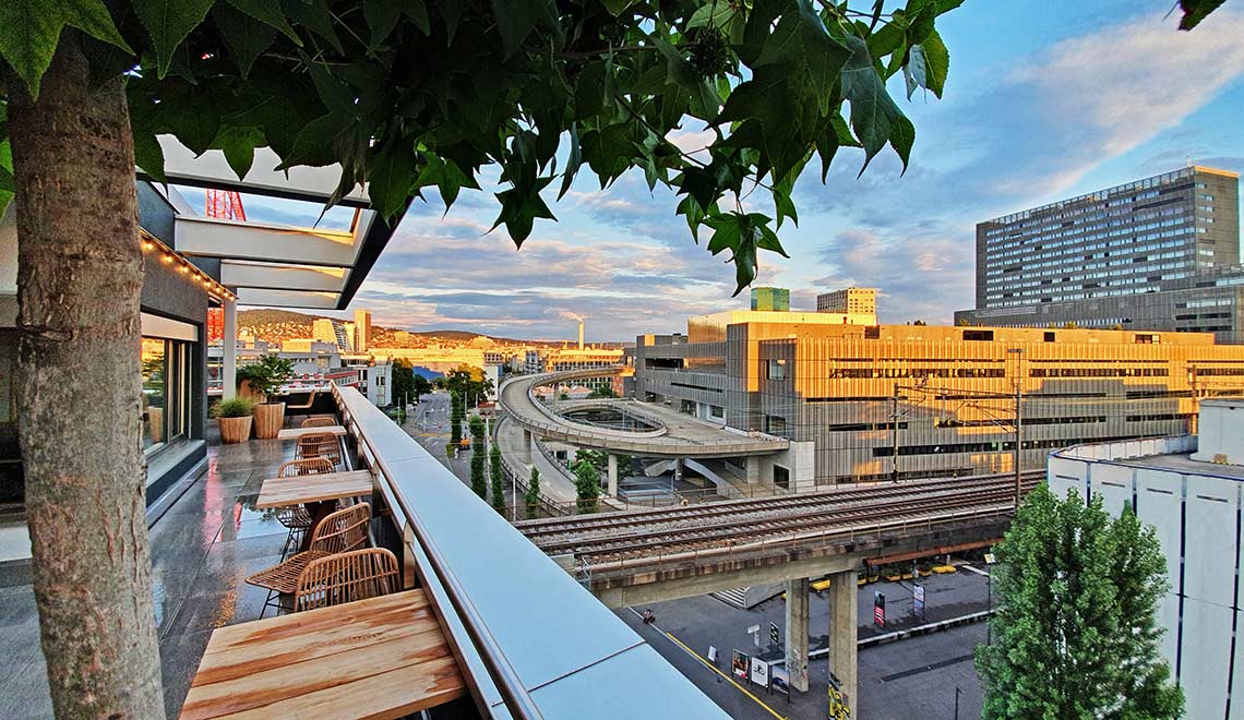 Westhive Zürich Hardturm – Rooftop Terrace