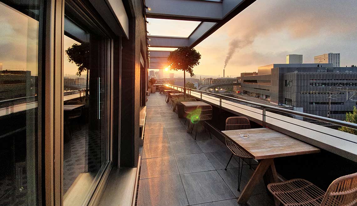 Westhive Zürich Hardturm – Rooftop Terrace
