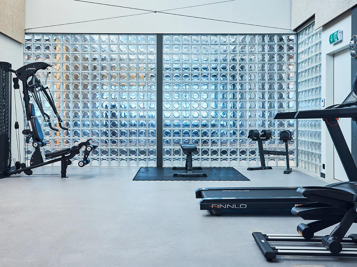 Fitness room at Westhive Zug Tech Cluster