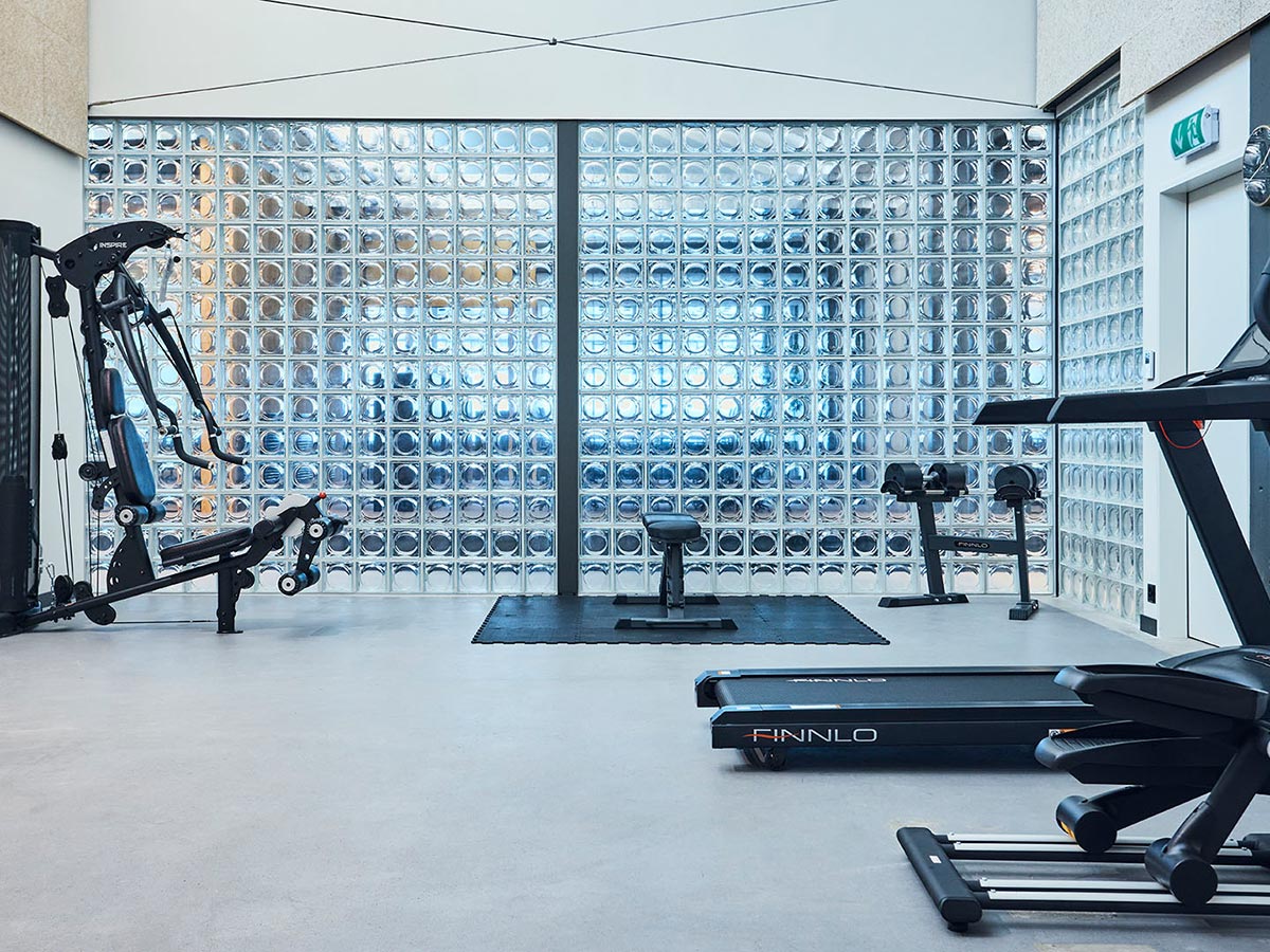 Salle de fitness dans le cluster Westhive Zug Tech