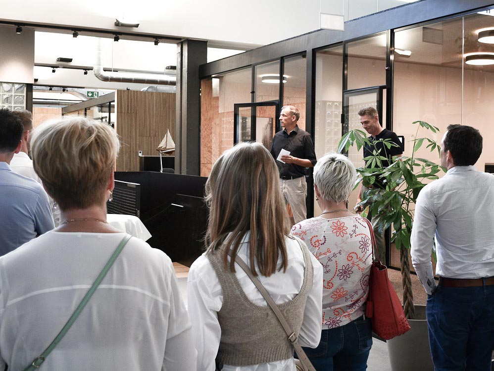 Begrüssung durch Ivo Langenick (TCZ) und Claus Bornholt (Westhive)