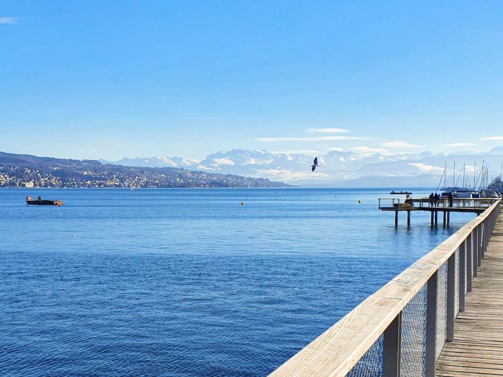 Zürichsee bei Wollishofen