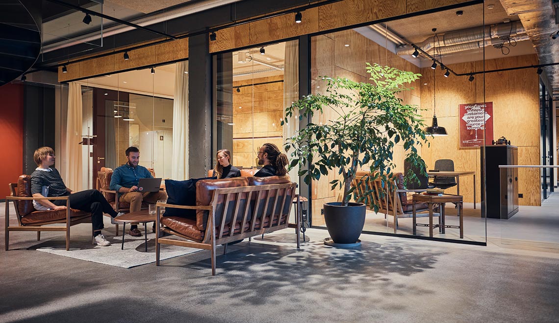 Lounge im Westhive Zug Tech Cluster