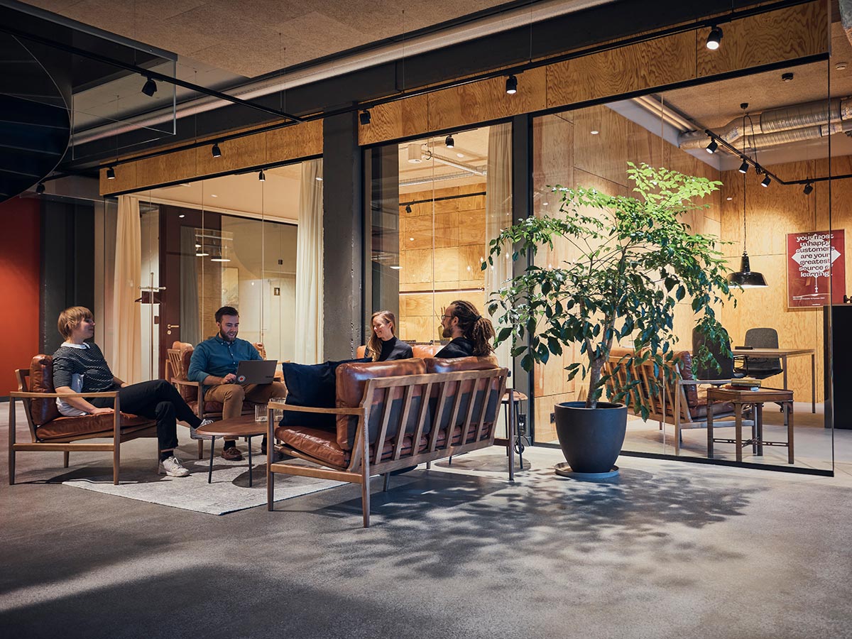 Lounge im Westhive Zug Tech Cluster